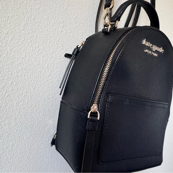 Kate Spade Cameron Mini Convertible Black Backpack - Picture 7 of 12